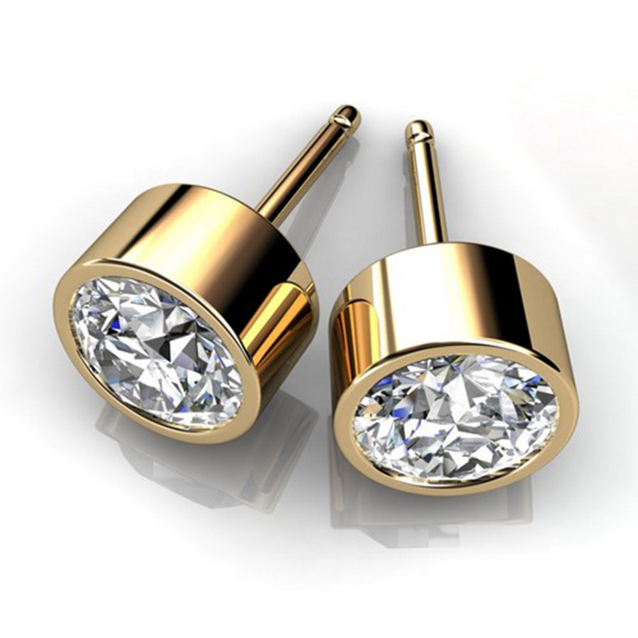Tristar Jewelry Synthetic Diamond Stud Earrings