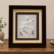 999 Pure Silver Lakshmi Ganesha Frame