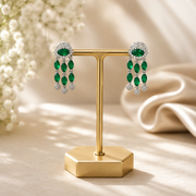 Emerald Green Chandelier Earrings