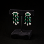 Emerald Green Chandelier Earrings