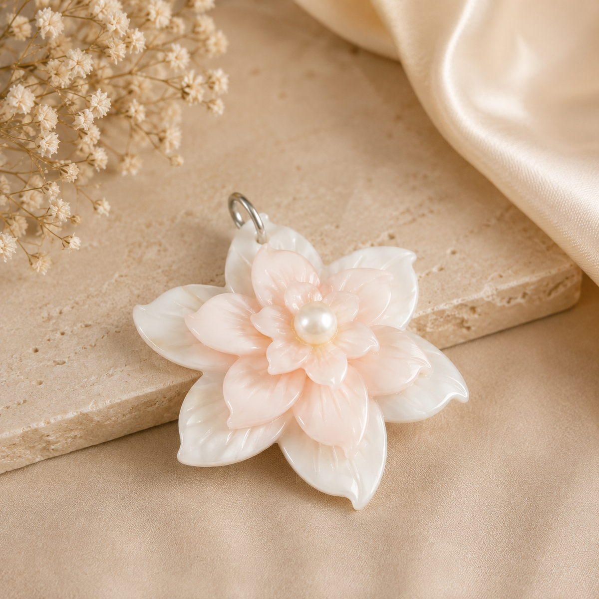 MOP Flower Pendant