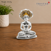 925 Solid Praswanath Silver Idol