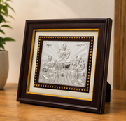 999 Pure Silver Lakshmi Ganesha Frame