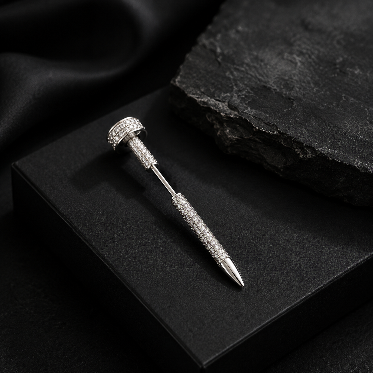 Men's Silver Lapel Pin