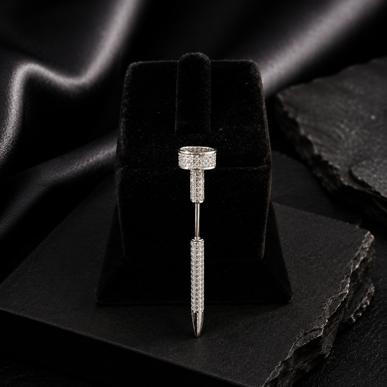 Men's Silver Lapel Pin