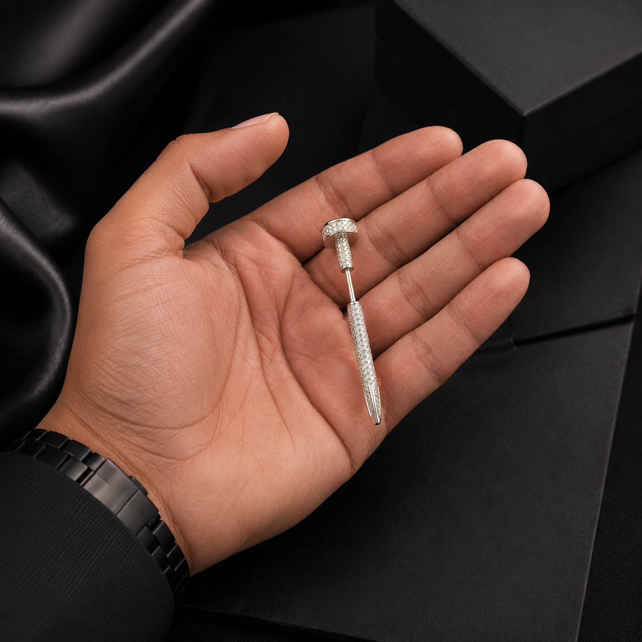 Men's Silver Lapel Pin