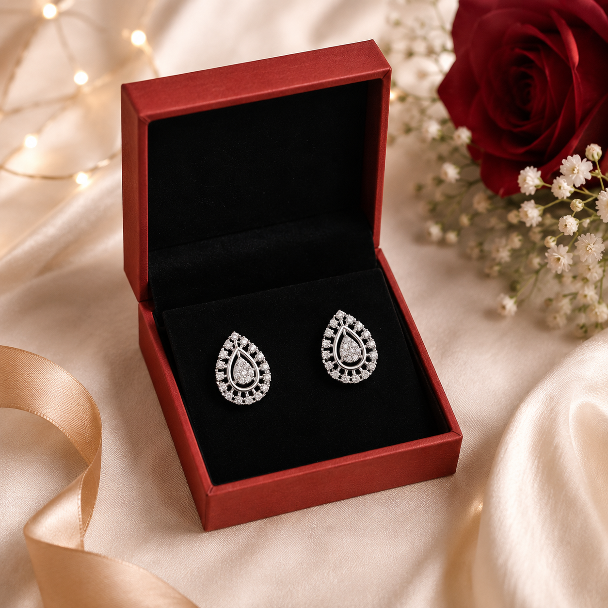 Silver Gold-Plated Pendant Set