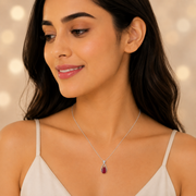 10K Gold Ruby Pendant