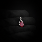 10K Gold Ruby Pendant