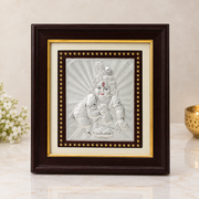 999 Pure Silver Lakshmi Ganesha Frame