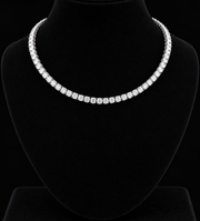 Luxury Tennis Necklace Gold with Brilliant-Cut Diamonds | Premium Diamond Necklace