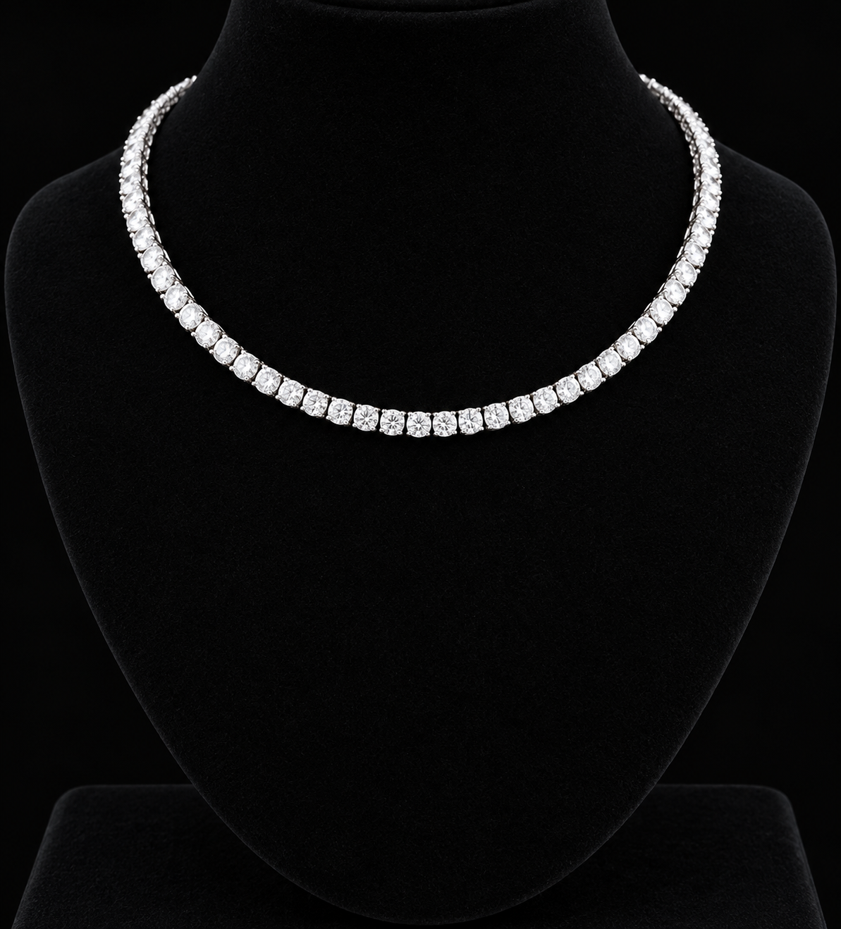 Luxury Tennis Necklace Gold with Brilliant-Cut Diamonds | Premium Diamond Necklace