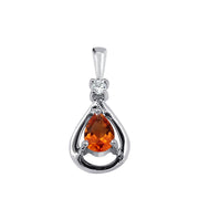 Minimal Teardrop Pendant Set