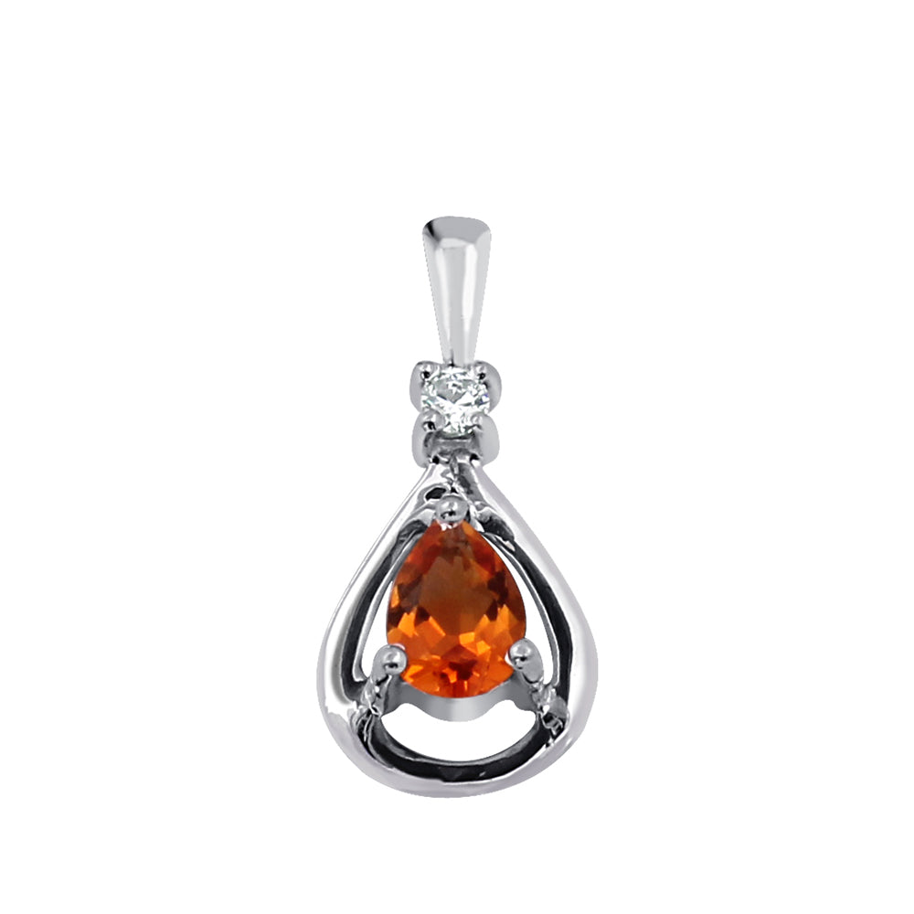 Minimal Teardrop Pendant Set