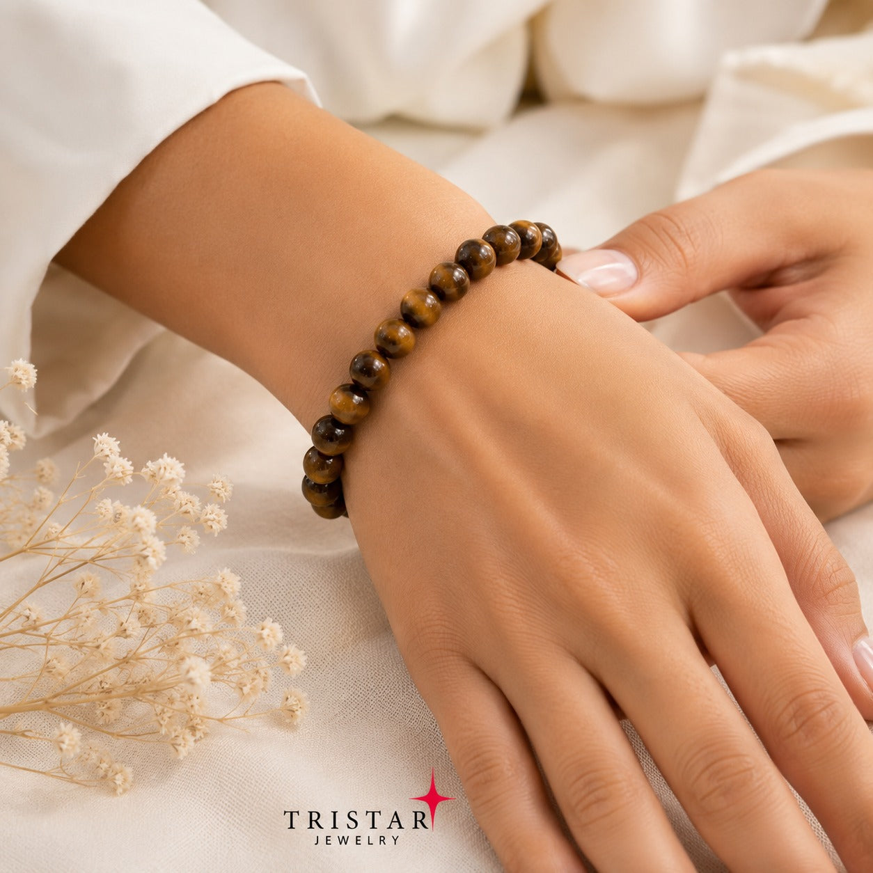 Tiger Eye Adjustable Bracelet