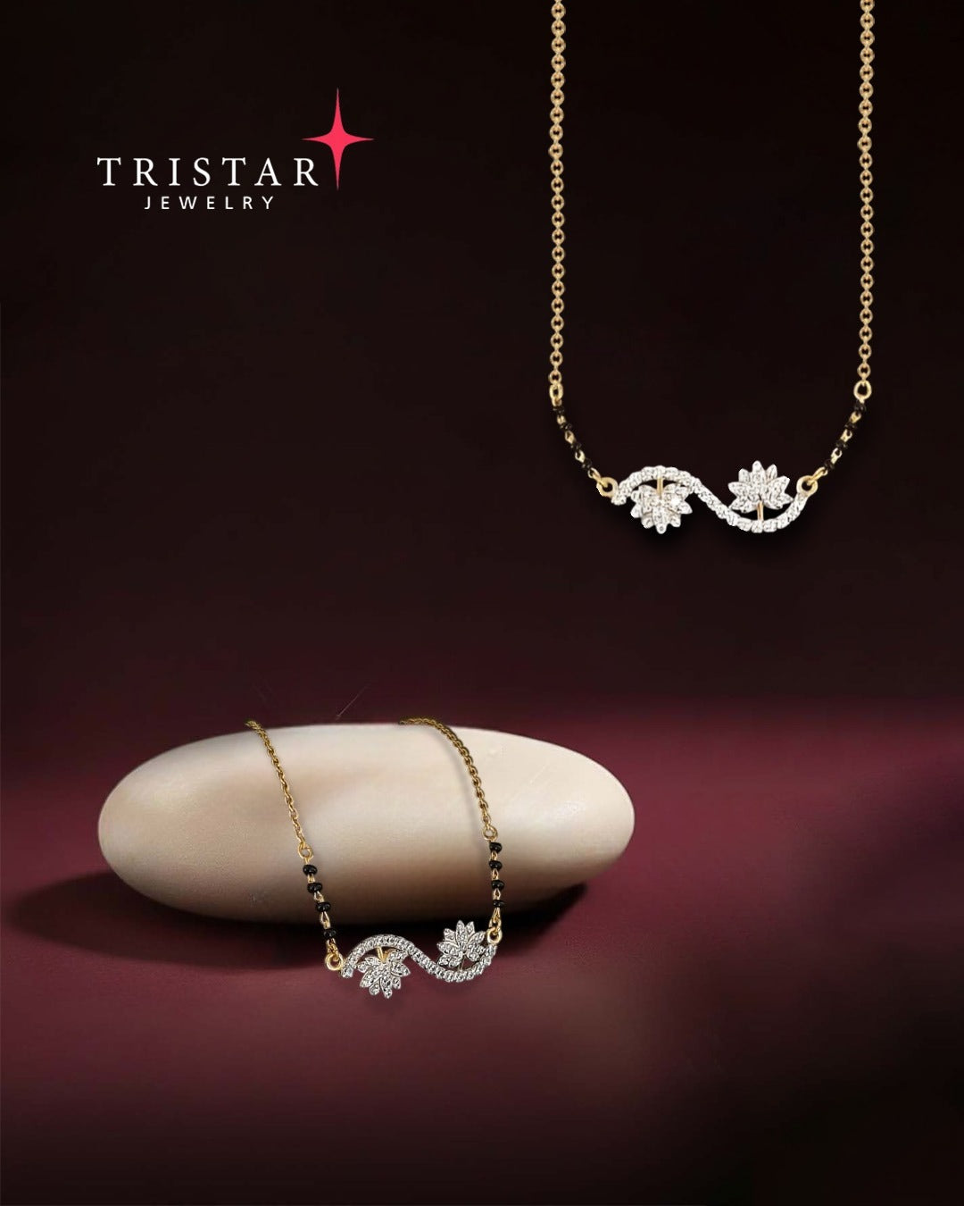 Gold Plated Minimalist Mangalsutra