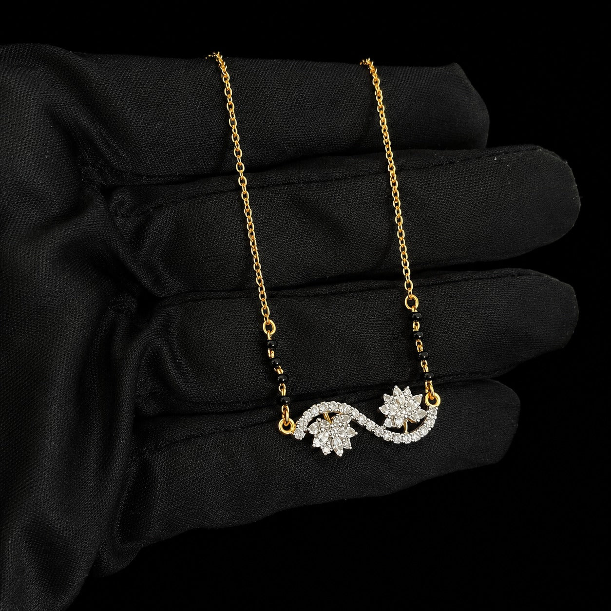 Gold Plated Minimalist Mangalsutra