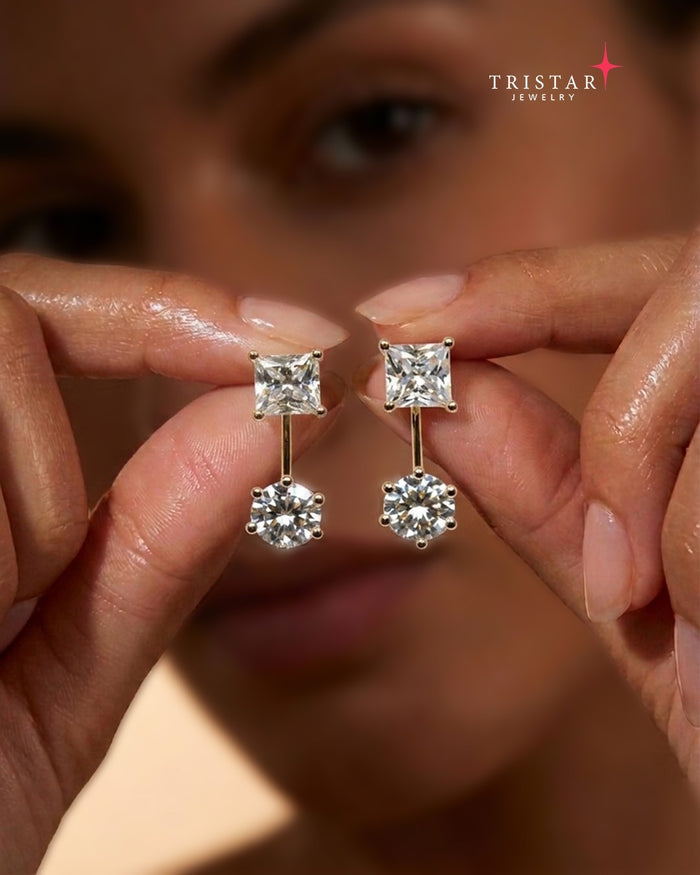 Detachable Solitaire Studs