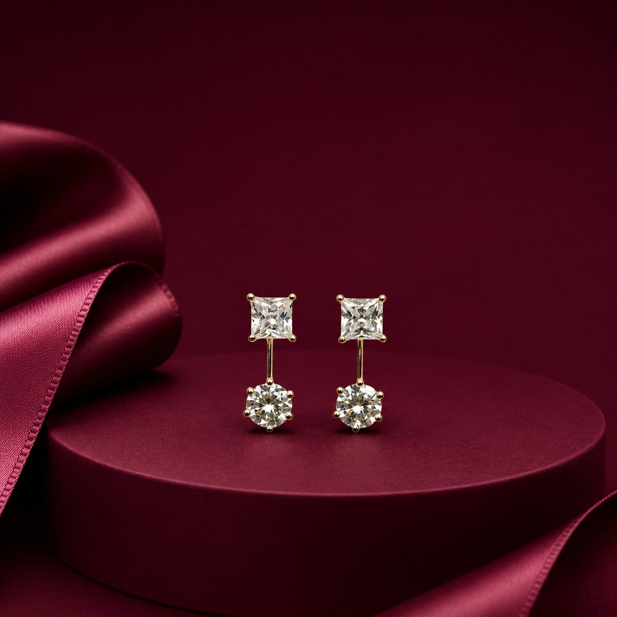 Detachable Solitaire Studs