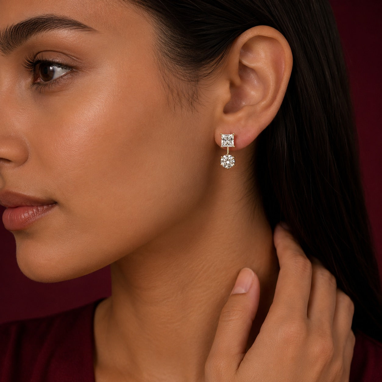 Detachable Solitaire Studs