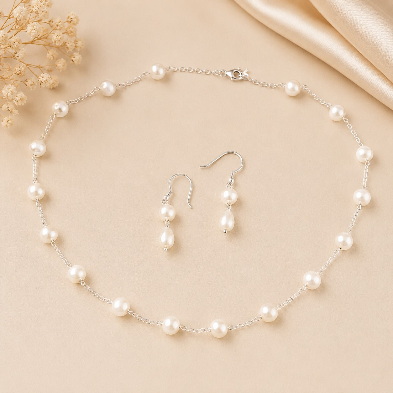 Pearl Necklace Set
