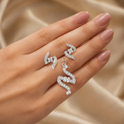 CZ Silver Pendant Set