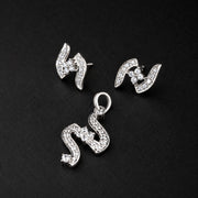 CZ Silver Pendant Set