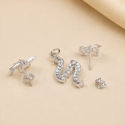 CZ Silver Pendant Set