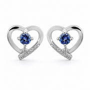 Elegant heart-shaped jewelry set