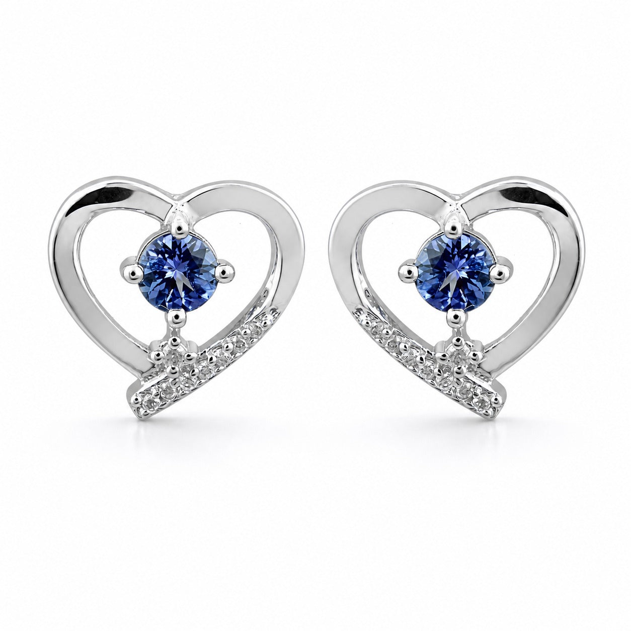 Elegant heart-shaped jewelry set