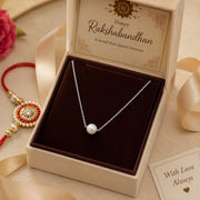 Dainty Pearl Silver Necklace