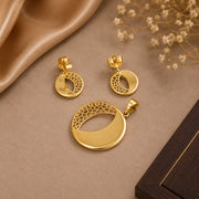 Gold Plated Trendy Jewelry Set