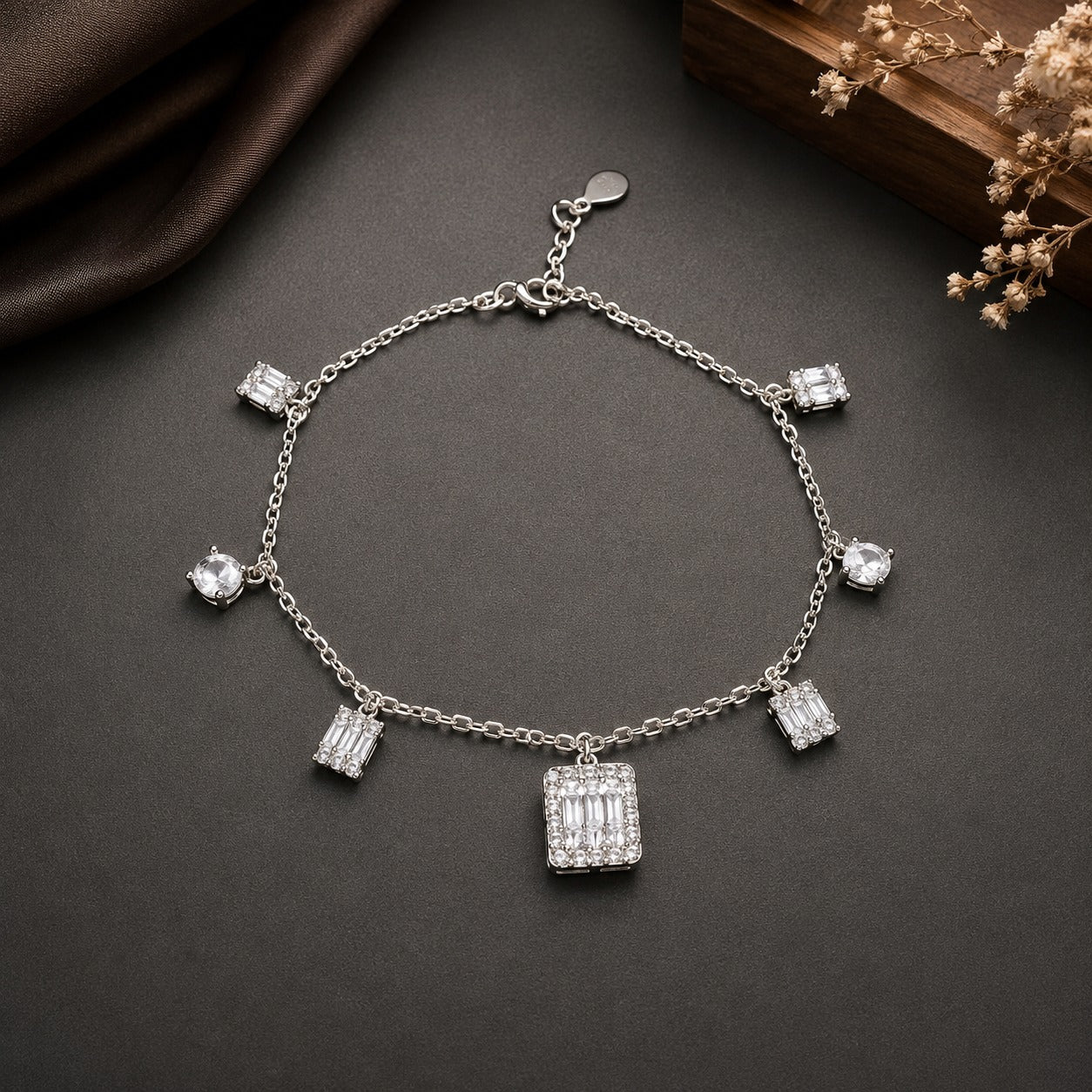 Silver Minimalist Chain Bracelet