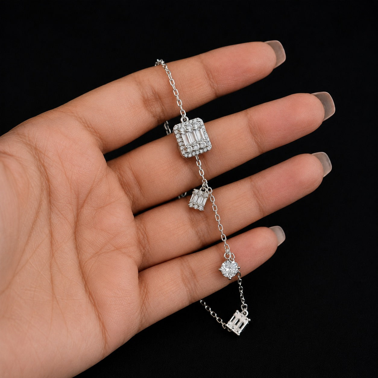 Silver Minimalist Chain Bracelet