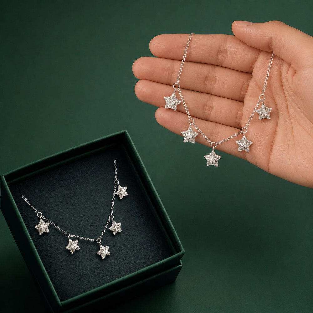Star Charm Silver Necklace