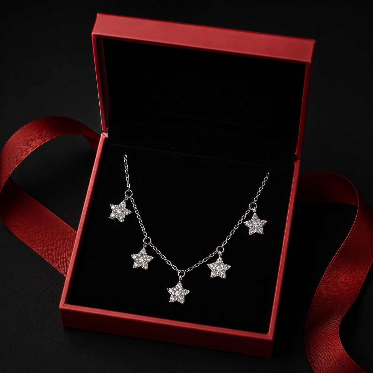 Star Charm Silver Necklace