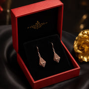 Plain Gold 2 Tone Designer Earrings
