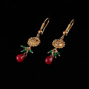 22K Handmade Luxury Traditional Gold Earrings