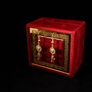 22K Handmade Luxury Traditional Gold Earrings