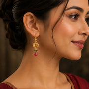 22K Handmade Luxury Traditional Gold Earrings