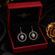 2 Tone 18k Gold Exquisite Earrings