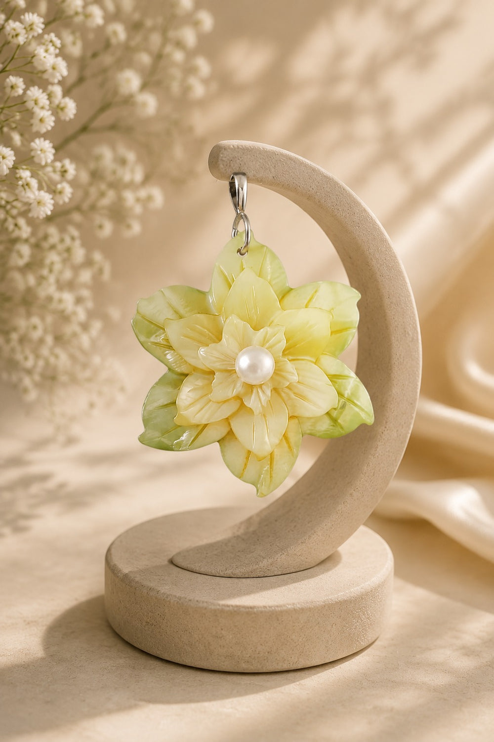 MOP Flower Pendant