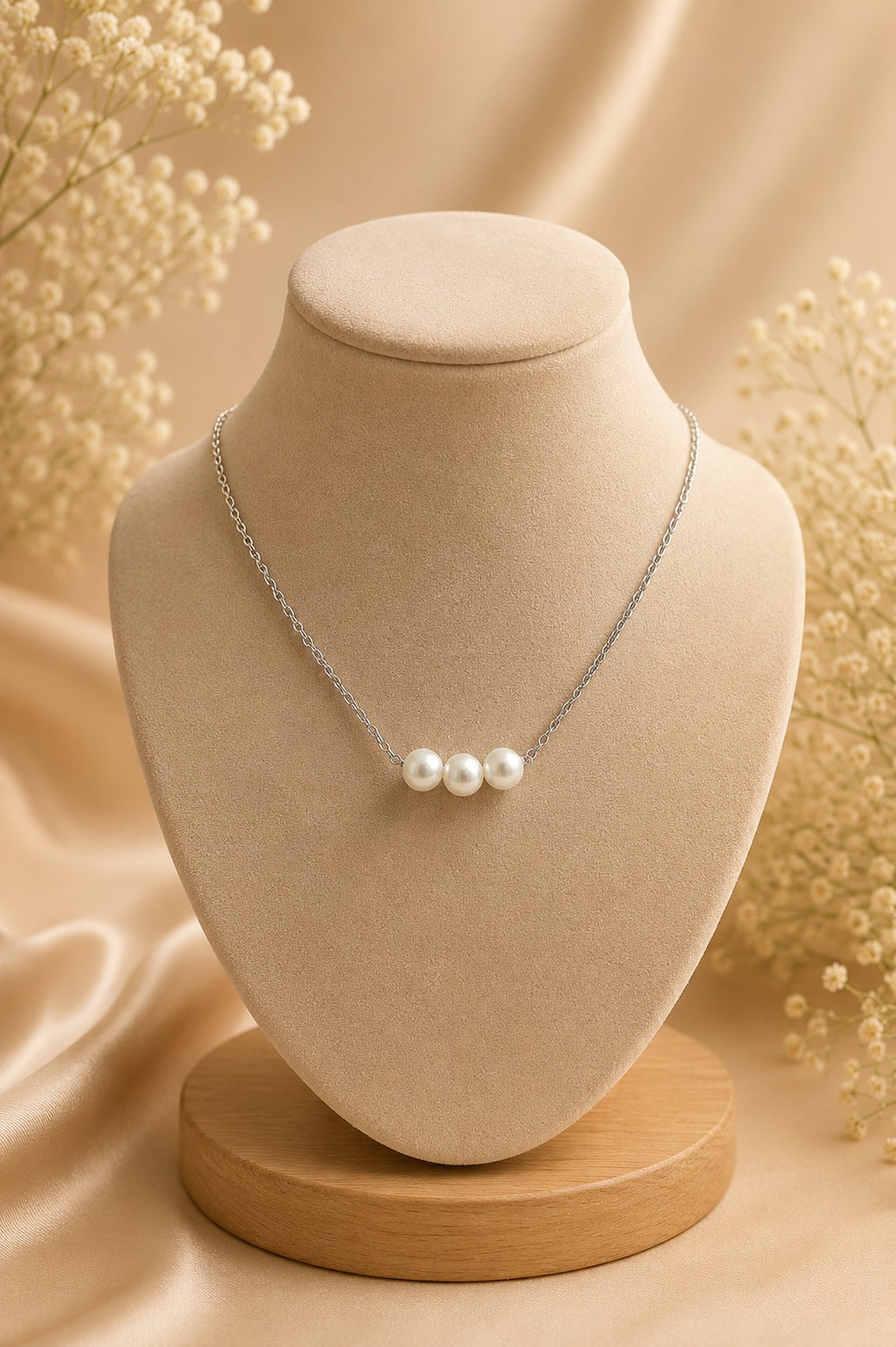 Silver Pearl Chain