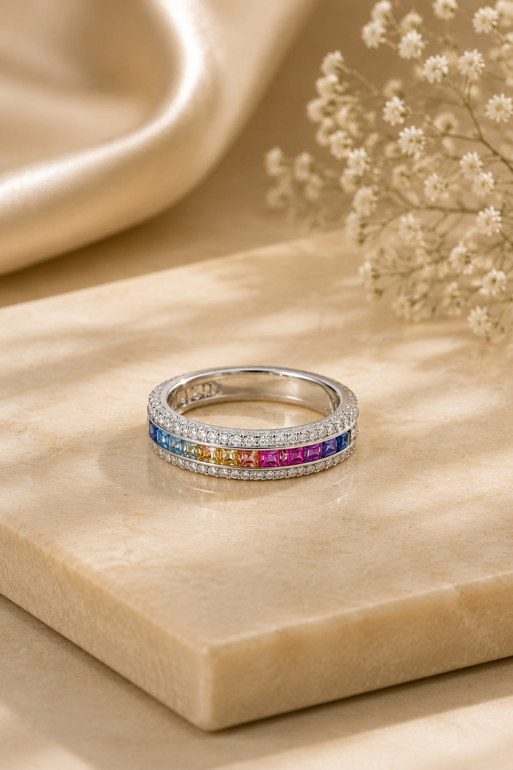 Silver Rainbow Ring