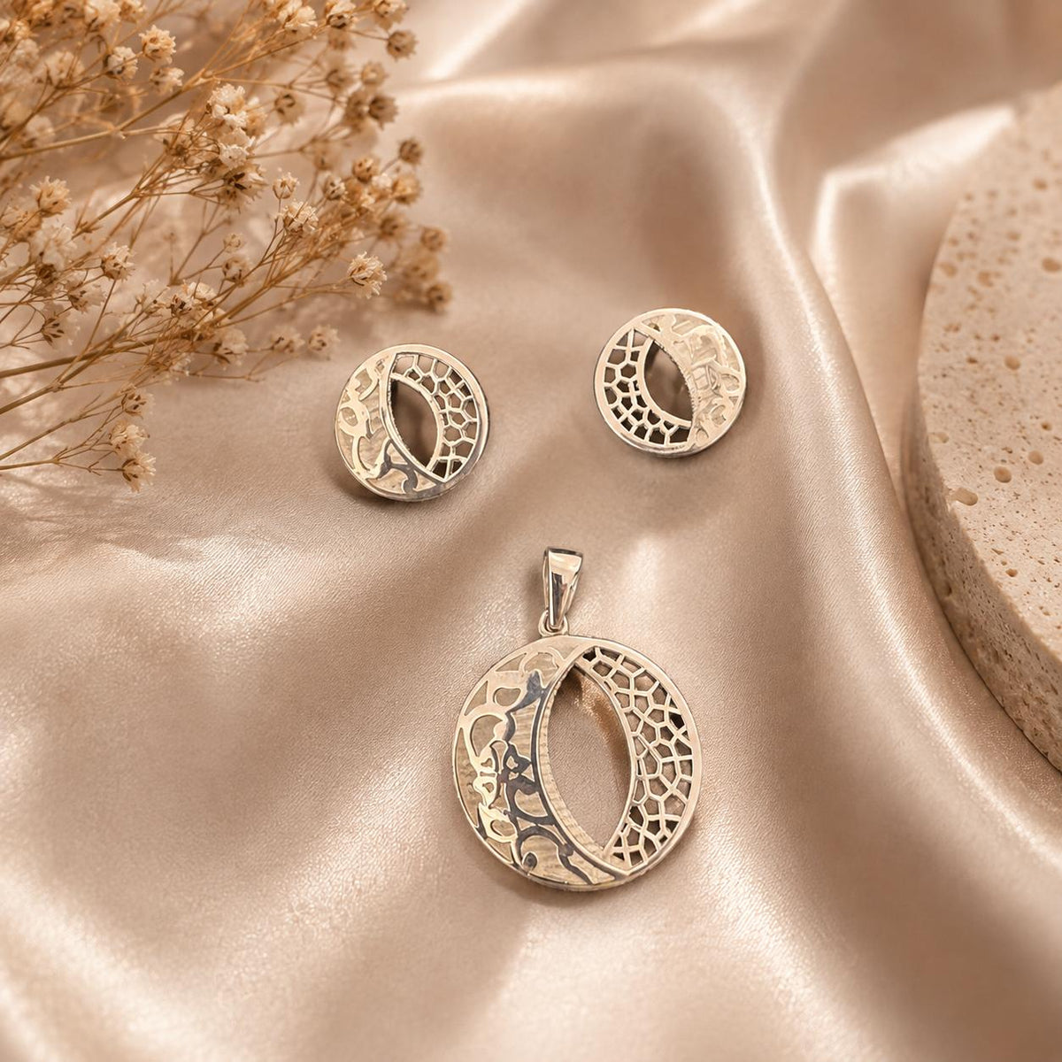 Gold Plated Trendy Jewelry Set