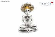 925 Solid Praswanath Silver Idol