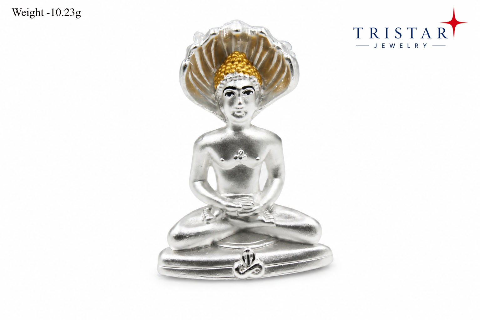 925 Solid Praswanath Silver Idol