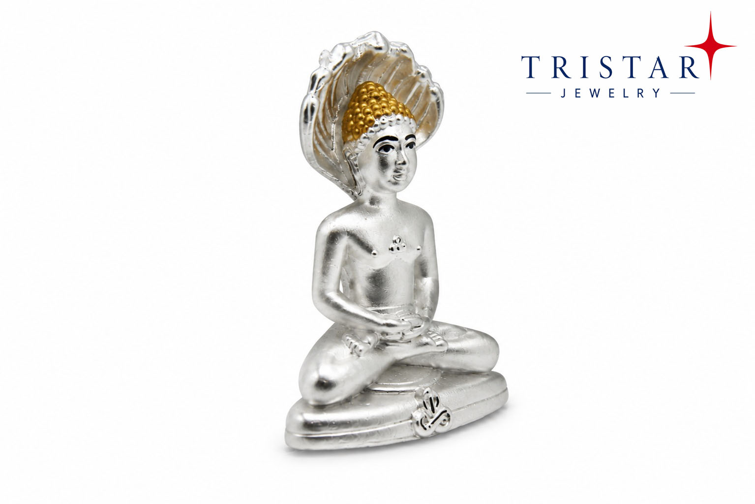 925 Solid Praswanath Silver Idol